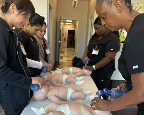 Medical assistant professional in clinical setting